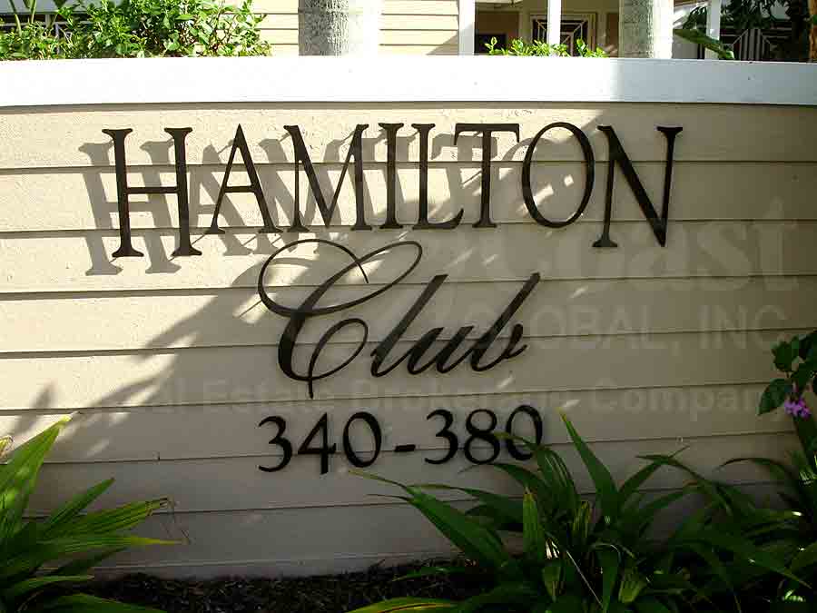 Hamilton Club Signage